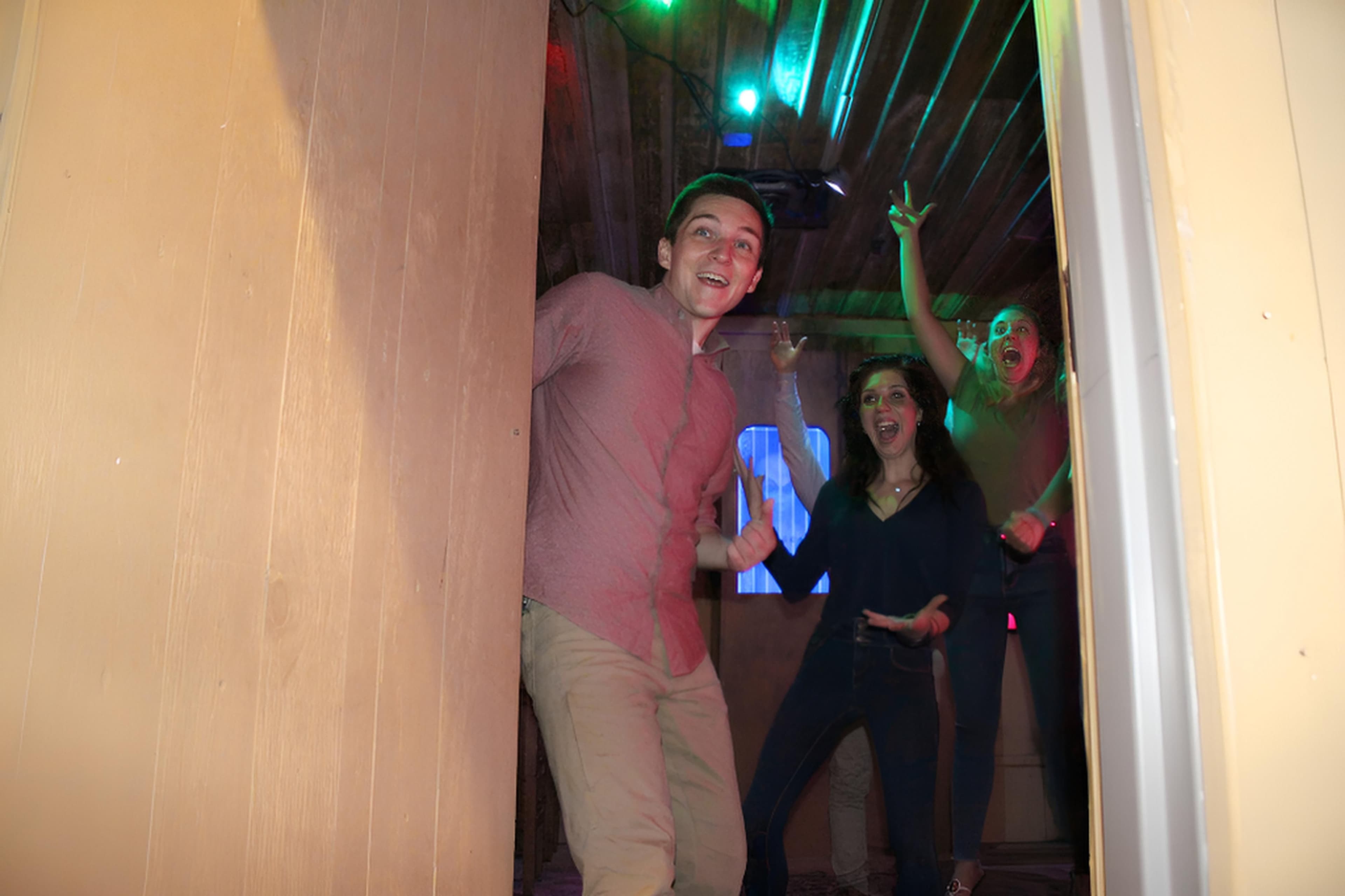 Guests entering the classified Area 51 facility