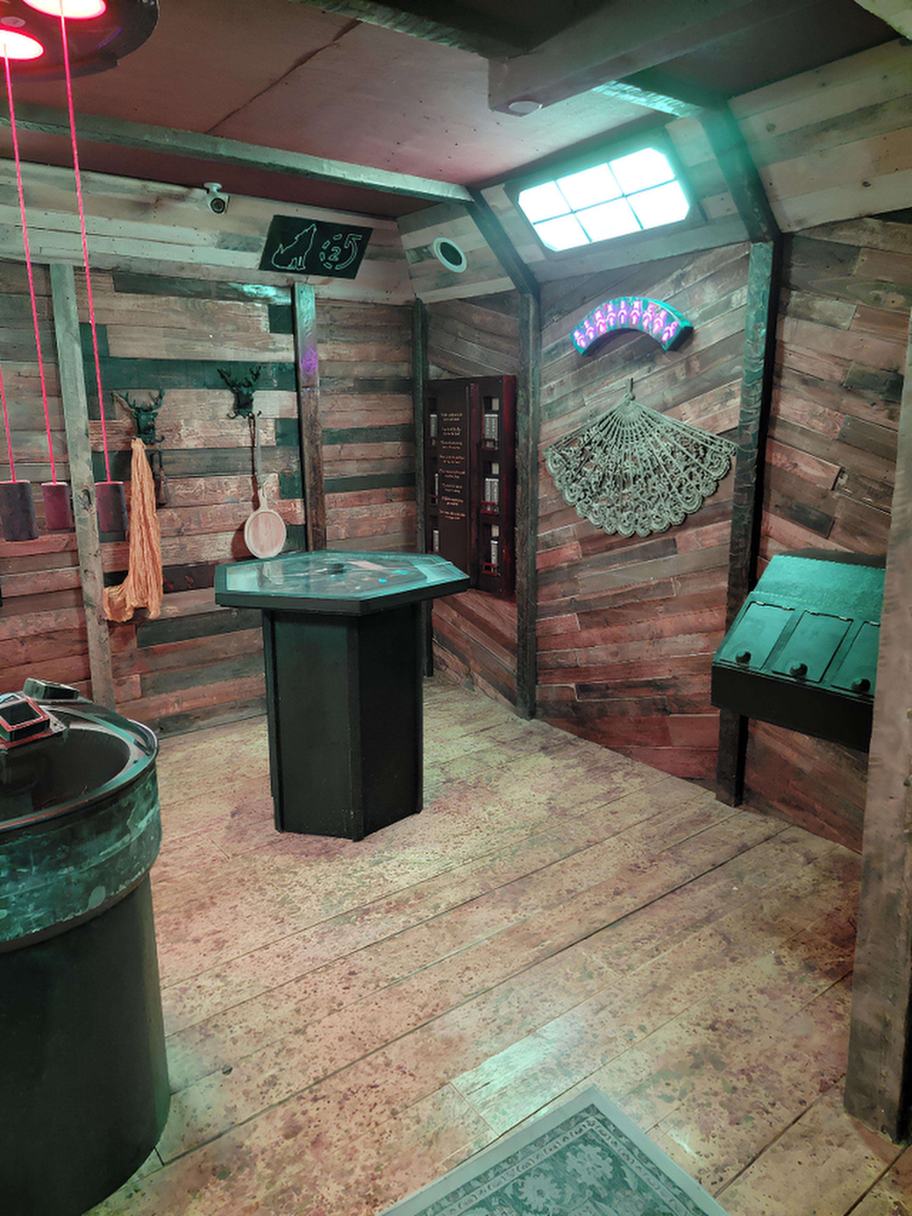 Inside the enchanted Witch's Cauldron escape room